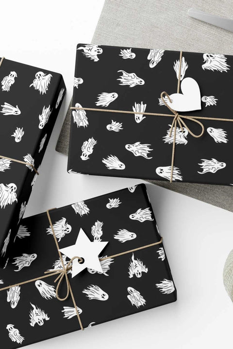 Vampire Freaks Ghosts Wrapping Paper