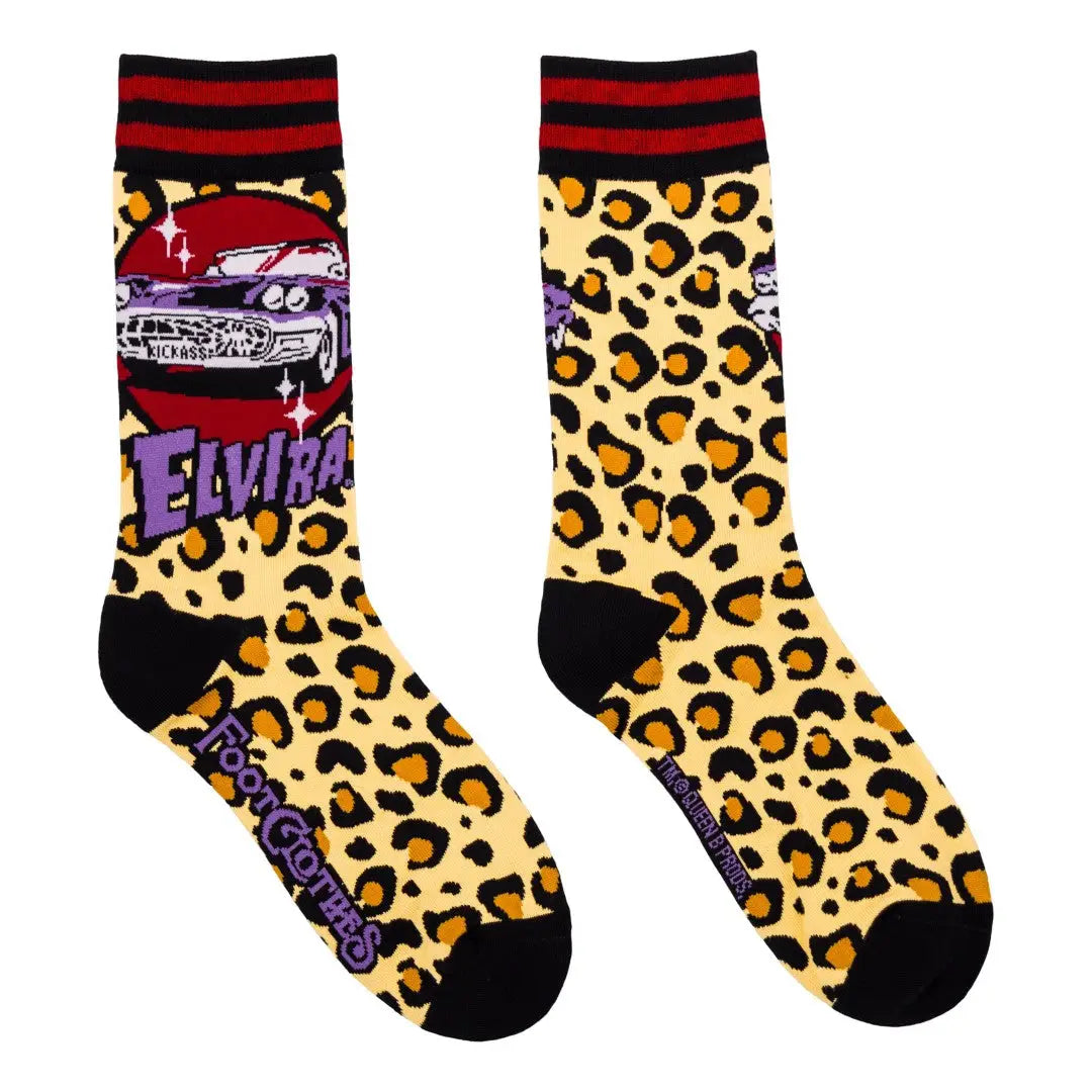Foot Clothes Elvira Macabre Mobile Crew Socks