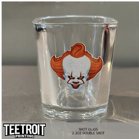 Teetroit Pennywise Horror Shot Glasses
