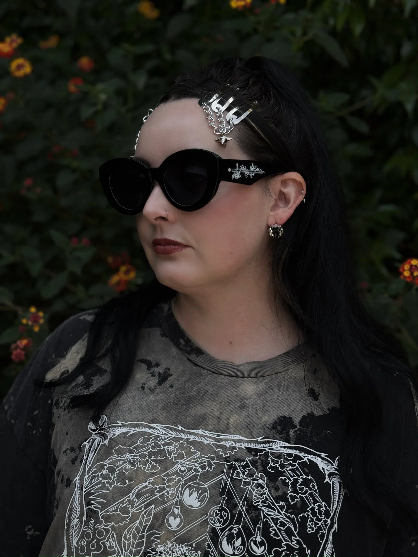 The Pretty Cult Steel Kiss Sunglasses