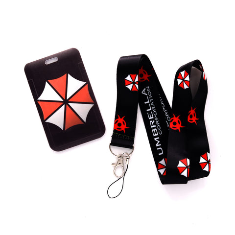 Resident Evil Umbrella Corp Lanyard Tarjetero