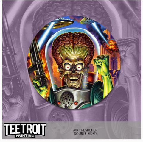 Teetroit Mars Attacks Horror Air Fresheners