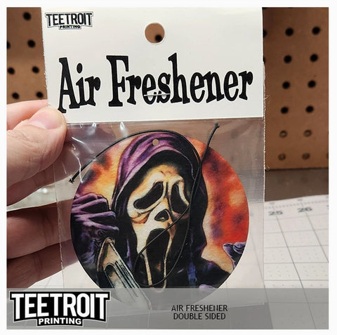 Teetroit Ghostface Horror Air Fresheners