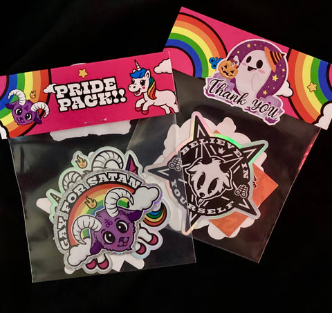 Terror Talk Shop Satanic Pride Sticker Pack