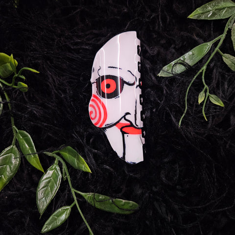 Horror Hair Clip Billy the Puppet Saw