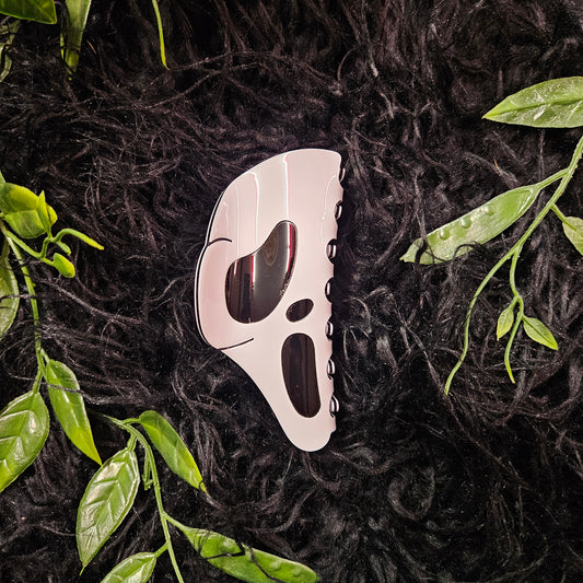 Scream White Ghostface Hair Clip