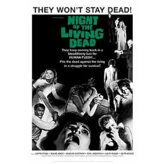 Night of the Living Dead (They Won’t Stay Dead) Movie Poster 24x36