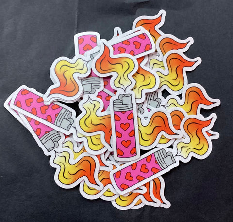 The Life You Draw Heart Lighter Jennifer’s Body Sticker