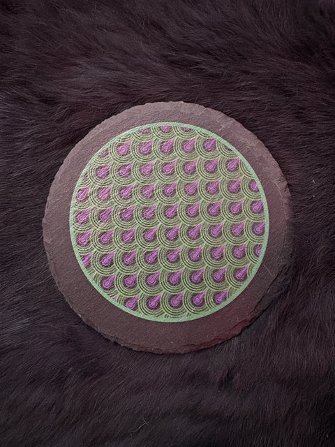 Cup of Snark Stone Horror Coasters