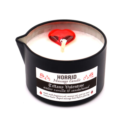 HORRID Tiffany Valentine Massage Candle