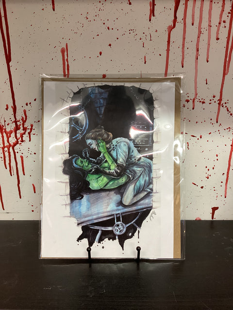 Nancran Frankenstein Art Print