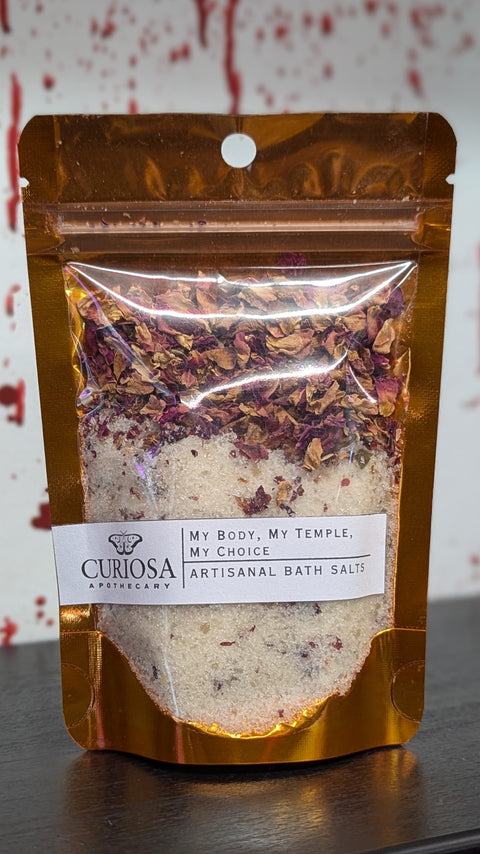 Curiosa Apothecary My Body, My Temple, My Choice Artisanal Bath Soak