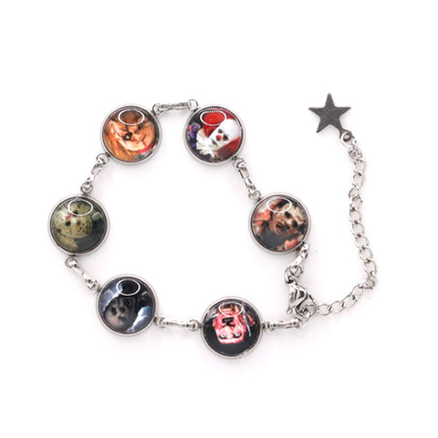 Graveyard Offerings Horror Icons Bracelet