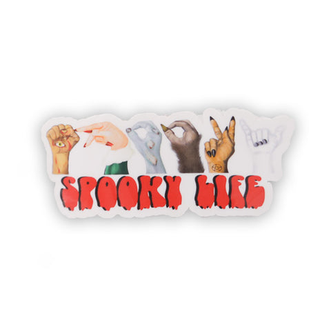 Stick with Me Designs Spooky Life ASL Sticker