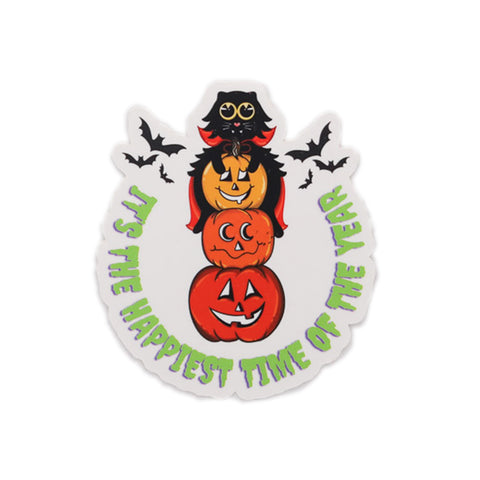 Rin Matz Calcomanía de Gato de Halloween