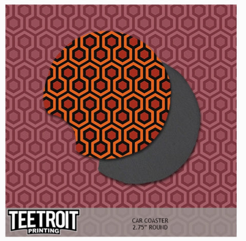 Teetroit The Shining Horror Car Coaster