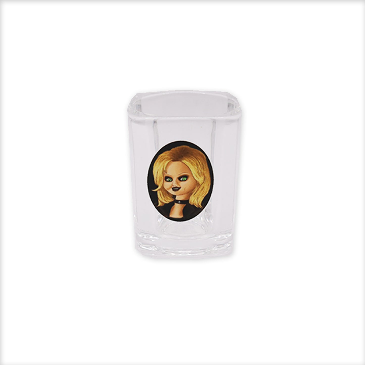 Teetroit Bride Of Chucky Shot Glass