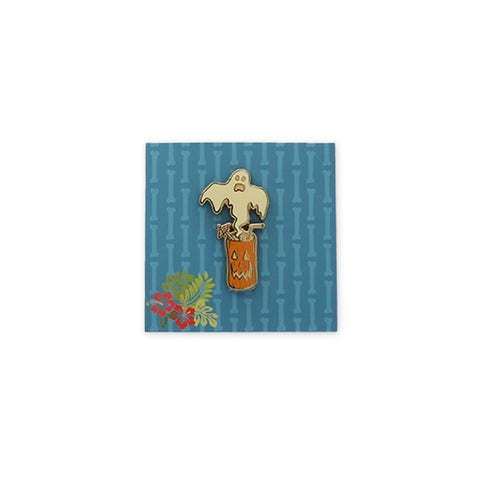 The Pickety Witch Ghostly Grog Tiki Drink Pin