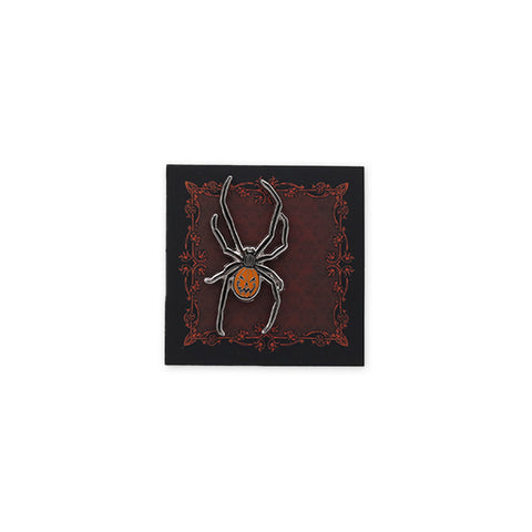 The Pickety Witch Jack-O-Lantern Spider Pin