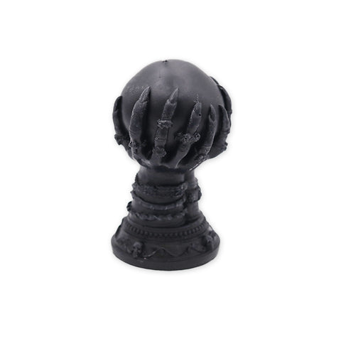 Susan Schomig Creations Black Witches Crystal Ball Molded Candle