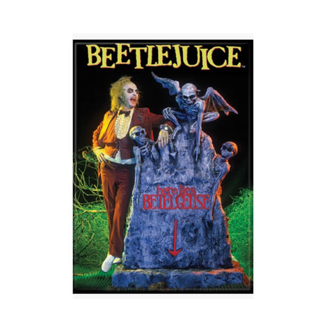 Imán de lápida de Beetlejuice
