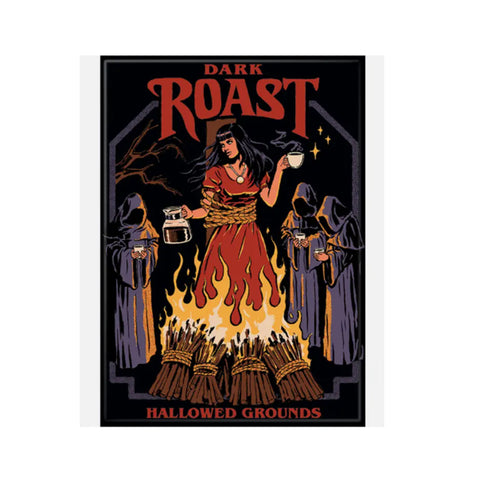 Imán de café tostado oscuro de Steven Rhodes