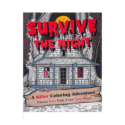 Sobrevive a la noche: una aventura de colorear asesina