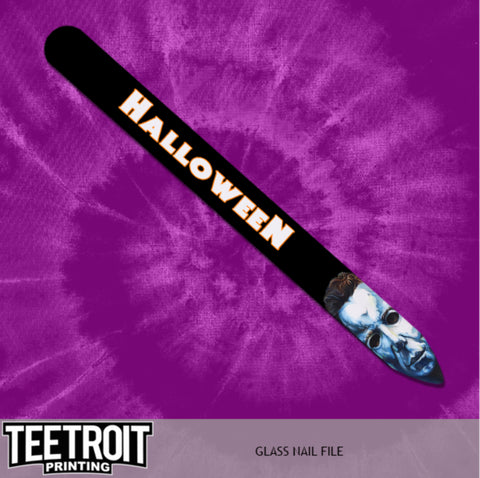 Teetroit Halloween Glass Nail File