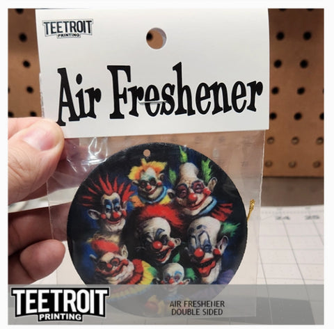 Teetroit Killer Klowns from Outerspace Horror Air Fresheners