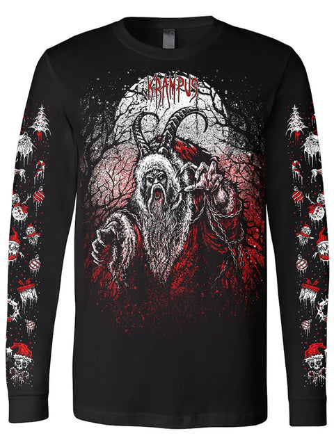 Vampire Freaks Naughty List Krampus Longsleeve Sweatshirt