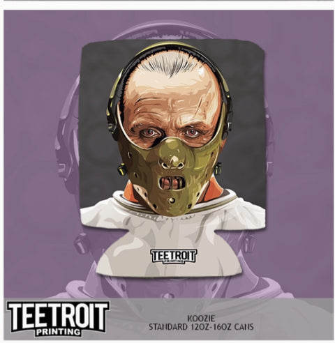 Teetroit Hannibal Lector Horror Koozies