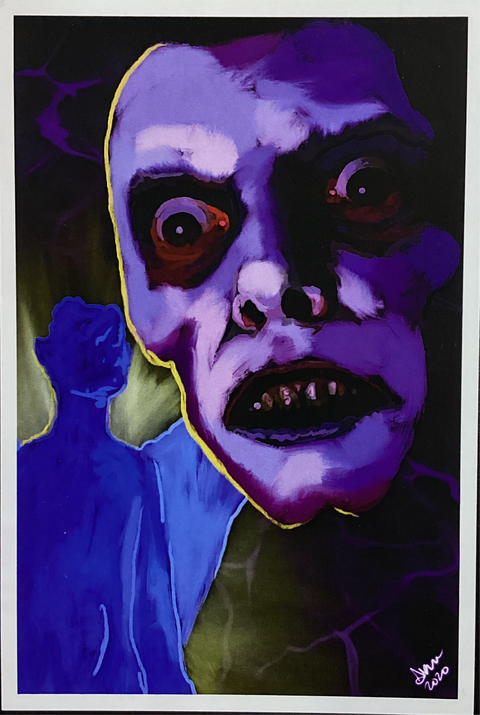 Horrifying Hot Sauce Exorcist Pazuzu Print