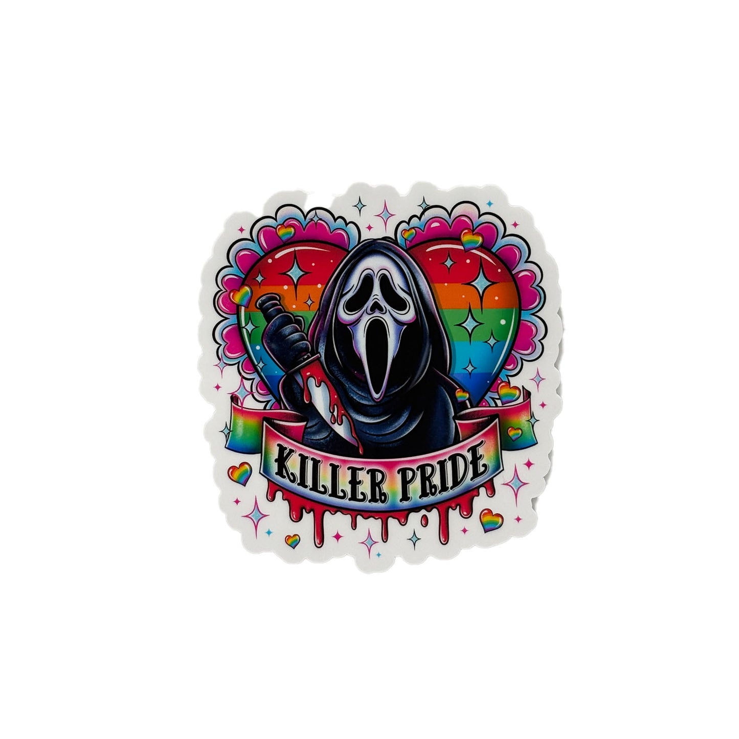 Pretty Toxic Killer Pride Scream Sticker