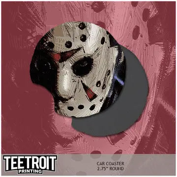 Teetroit Friday the 13th Horror Car Coaster