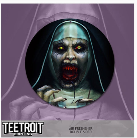 Teetroit The Nun Horror Air Fresheners