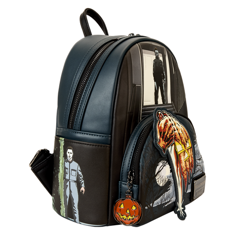 Loungefly Halloween Michael Myers Jack-O'-Lantern Glow Mini Backpack