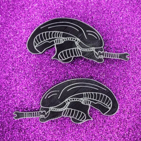 Printy Vibes Alien Hair Clip