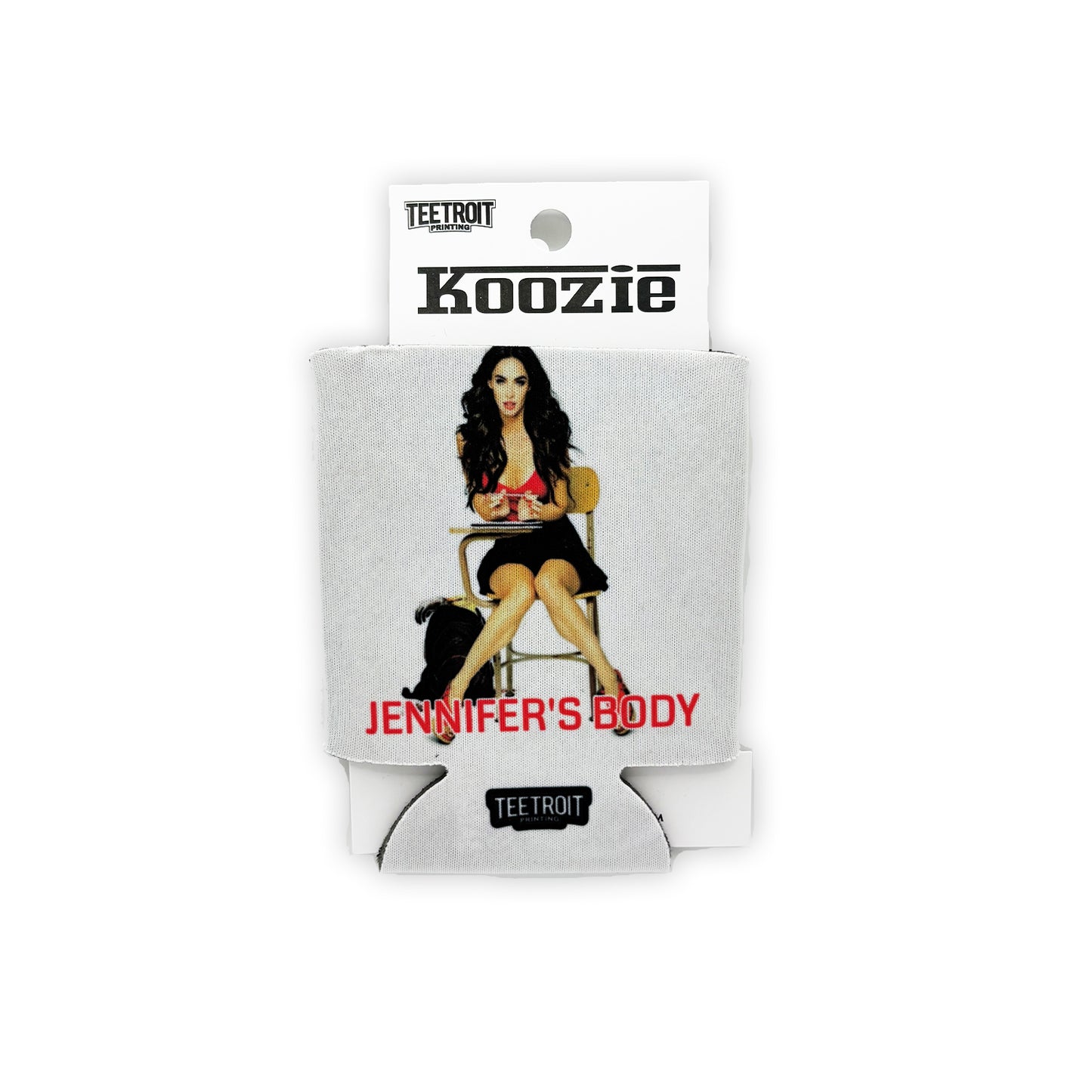 Teetroit Jennifer’s Body Koozie