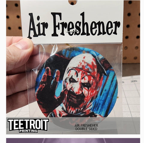 Teetroit Terrifier Horror Air Fresheners