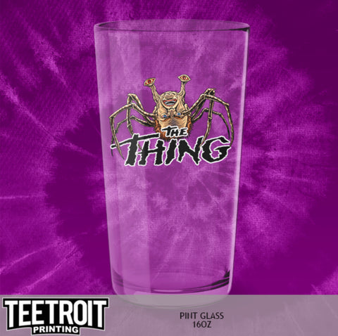 Teetroit The Thing Pint Glass