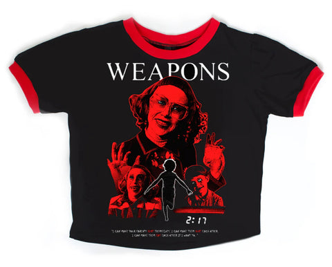 Camiseta Ringer para mujer Vera's Eyecandy Weapons