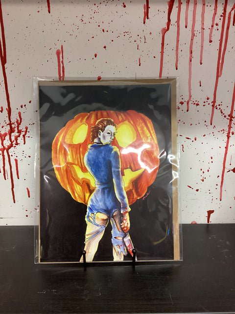 Nancran Halloween Art Print