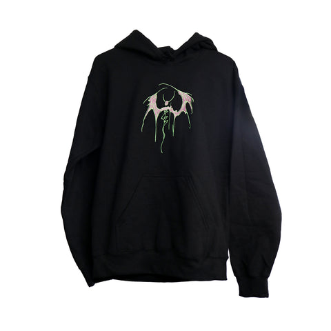 StitchnStabs Embroidered Demon Angel Hoodie