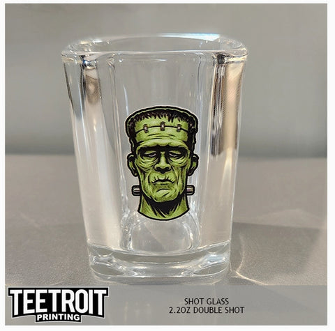 Teetroit Frankenstein Horror Shot Glasses