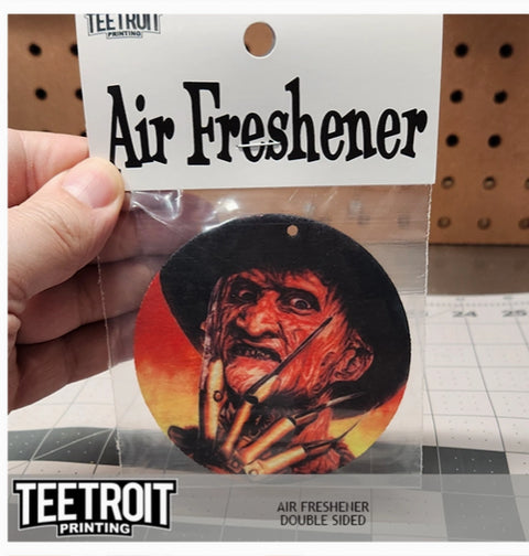 Teetroit Nightmare on Elm Street Horror Air Fresheners