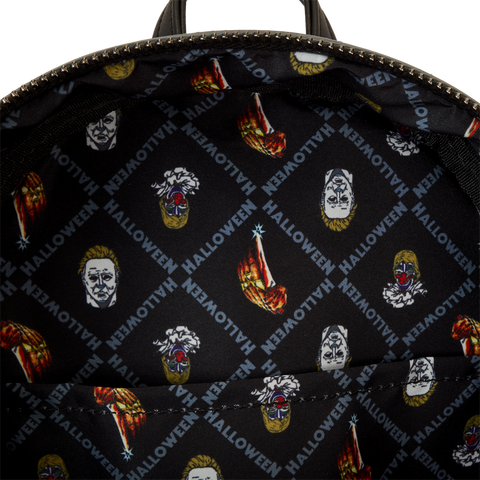 Loungefly Halloween Michael Myers Jack-O'-Lantern Glow Mini Backpack