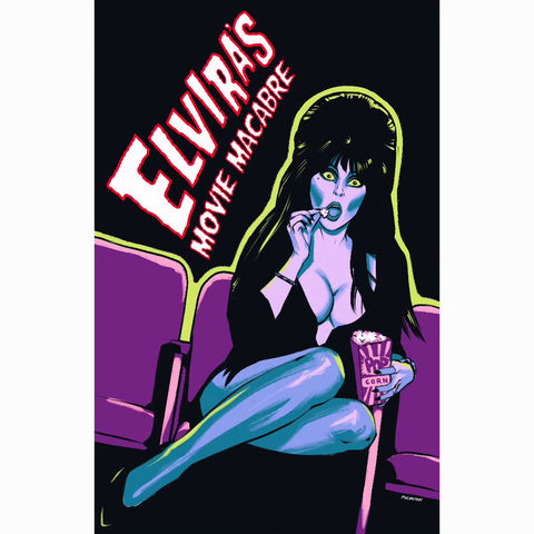 Phil Ray Art Elvira Horror Print