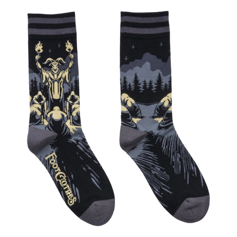 Foot Clothes Crew Socks Dance ov the Sabbath
