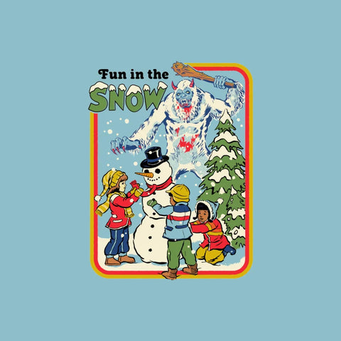 Steven Rhodes Fun in the Snow Magnet