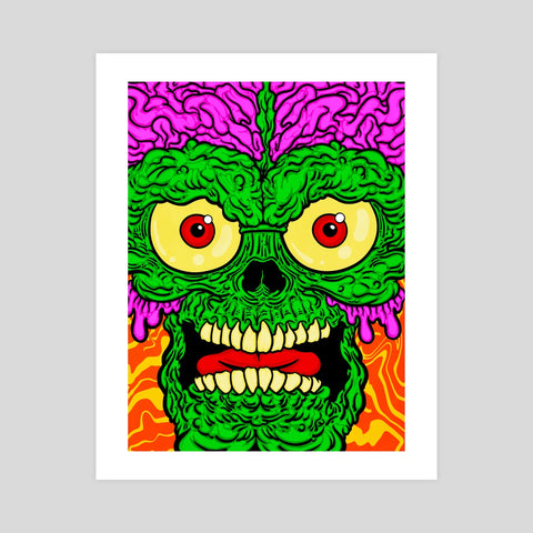 Dirkx Ink Mars Attacks Print
